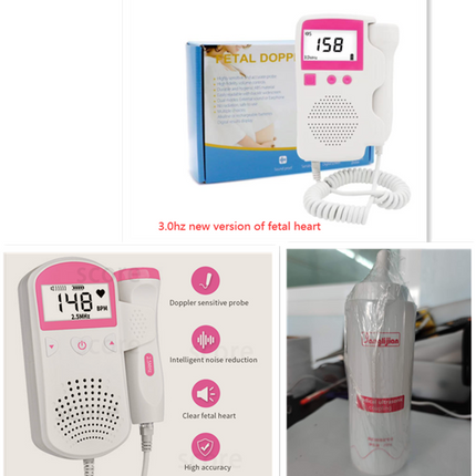 Fetal Heart Rate Monitor Home Pregnancy Baby Fetal Sound Heart Rate Detector