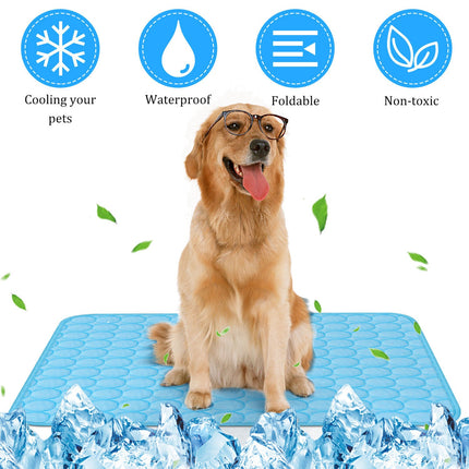 Pet Cooling Mat Cool Pad Cushion Dog Cat Puppy Blanket For Summer Sleeping Bed Dog Cooling Bed Pet Cooling Mat