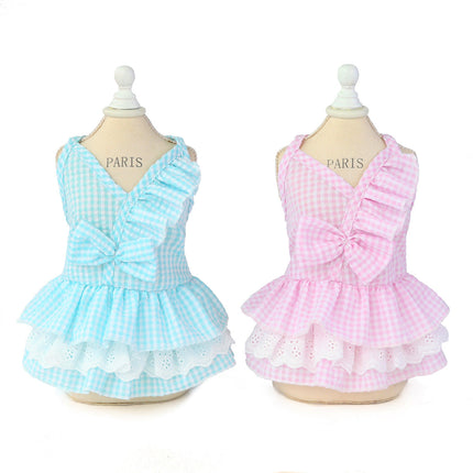 Pet Clothes Clothing Dog Supplies Bowknot Dress