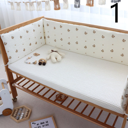 Baby Stitching Soft Bag Bumper Bed Surround