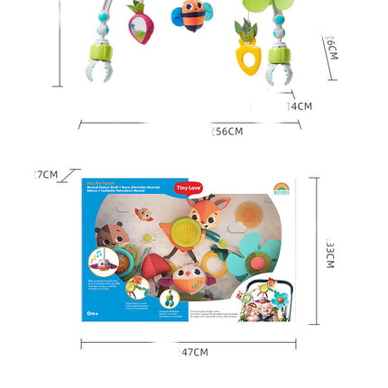 Plastic Early Education Baby Bed Toy  Bell