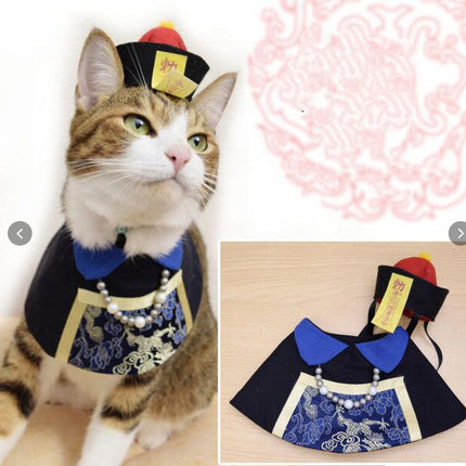 Pet Supplies Cat Decoration Bib Handsome And Funny Accessories