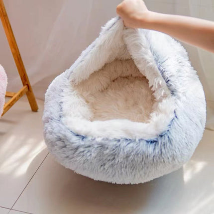 Semi-closed Cat Bed Four Seasons Universal Cover Shell Nest Small Dog Winter Pet Supplies