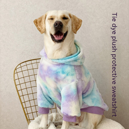 Tie Dyed Large Dog Clothing Warm