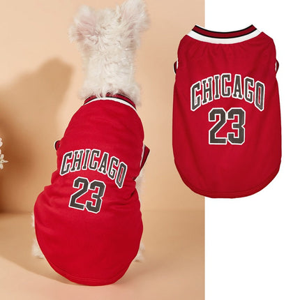 Pet Clothing Basketball Vest Clothes Dog