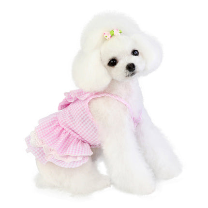 Pet Clothes Clothing Dog Supplies Bowknot Dress