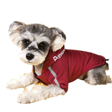 Winter Dog Clothing Plus Velvet Thick Jacket