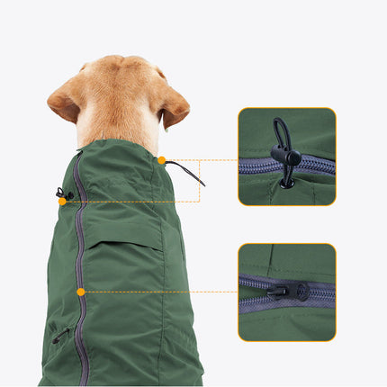 Dog Clothing With Traction Hole Reflective