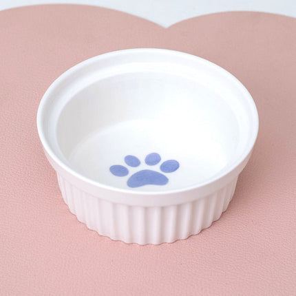 Cat Bowl Ceramic Double Bowl Water Bowl Tall Diagonal Pet Bowl supplies