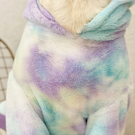 Tie Dyed Large Dog Clothing Warm