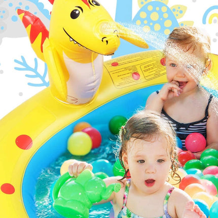 Inflatable Cartoon Dinosaur Fountain Swimming Pool Children's Kindergarten Outdoor Water Baby Watering Toys